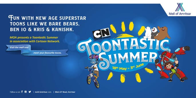 Cartoon Network Advertising at Mall of Amritsar